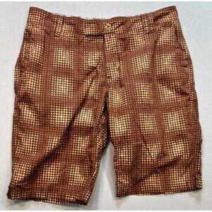 Kavu Women's Cotton Shorts Lightweight Size 8 Rustic Brown Run Around Casual
